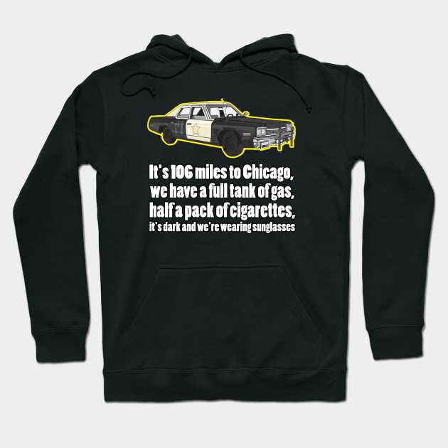 blues brothers bluesmobile movie tv Hoodie by untagged_shop